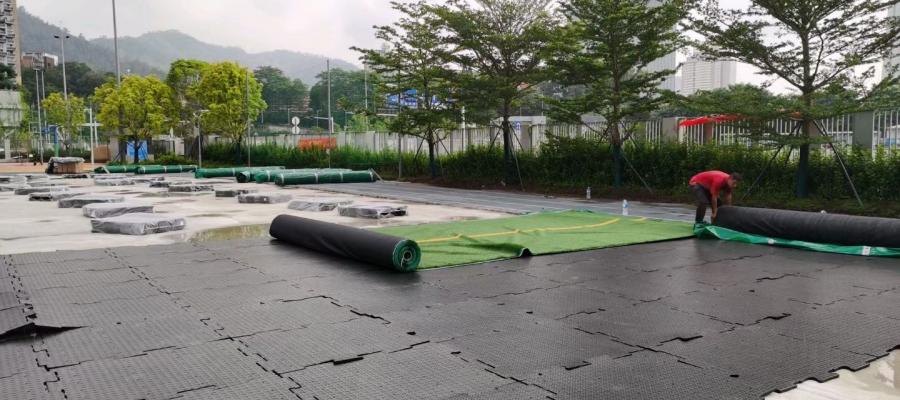 D? án san bóng ??t chu?n FIFA m?i t?i tr??ng Qu?c t?  The Bay Academy 