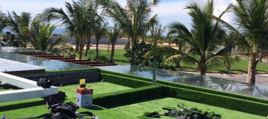 (AVG) D? án tr?i c? nhan t?o san v??n AVG t?i D? án Khu ngh? D??ng The East Sea