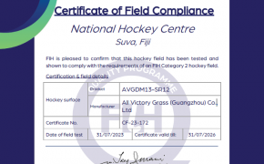 Trung tam Khúc c?n c?u Qu?c gia Fiji ???c Liên ?oàn Khúc c?n c?u Qu?c t? (FIH) ch?ng nh?n