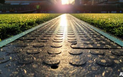 H? th?ng Peak System dành cho san c? nhan t?o chu?n FIFA